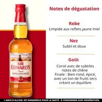 SIR EDWARDS, Blended Scotch whisky 40 %