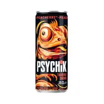 Psychik, Boisson énergisante à la taurine saveur Pêche cerise