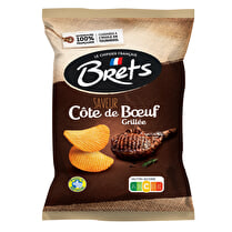 Bret's, bret's chips ondulée cote de boeuf grillée 125g