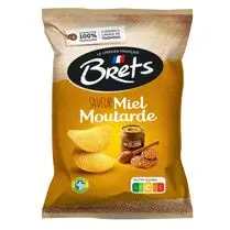 Bret's, bret's chips ondulée saveur miel moutarde 125 g