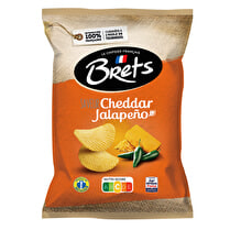 Bret's, bret's chips chips saveur cheddar jalapeno 125g
