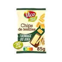 Vico Natur' et bon, Chips de lentilles fromage du jura