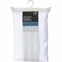 Carrefour, Rideau de douche blanc polyester 180x200cm