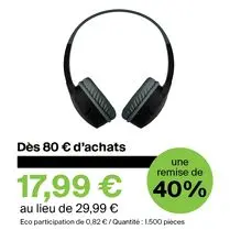 BELKIN, Casque audio sans fil circum aural enfant