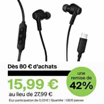 BELKIN, Ecouteurs filaires ANC (USB-C) noir