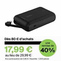 BELKIN, Batterie externe 10K noir