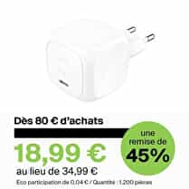 BELKIN, Chargeur secteur USB-C compact 60w