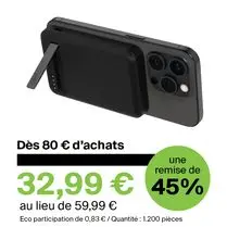 BELKIN, Batterie externe magnétique 8K avec Qi2 15w