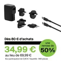 BELKIN, Chargeur + batterie 25w