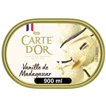 Carte d'or, Bac crème glacée vanille de Madagascar