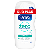 Sanex, Gel douche hypoallergénique zéro % Hypoallergénique hydratant zéro