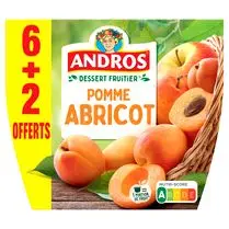 Andros, Desserts fruitiers pomme fraise