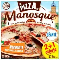 DE MANOSQUE, La pizza Margherita cuite au feu de bois