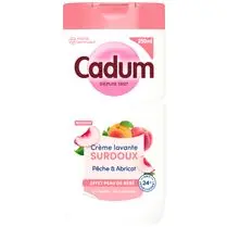 Cadum, Douche surdoux pêche et abricot
