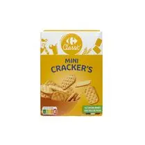 Carrefour, mini-crackers sales