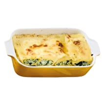 Cuisiné dans nos ateliers, Cannelloni épinard ricotta