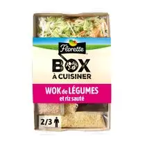 Florette, Box à cuisiner wok de légumes et riz sauté
