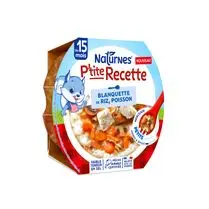 Naturnes, P'tite recette Blanquette de riz & poissonDès 15 mois