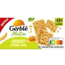 Gerblé, Biscuit avoine miel