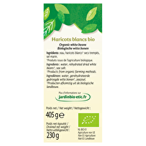 Jardin bio étic, Haricots blanc en brique