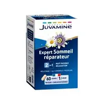 Juvamine, Comprimés sommeil mélatonine, passiflore, camomille