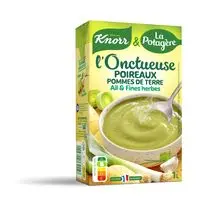 Knorr & la potagère, L'onctueuse poireaux pommes de terre ail et fines herbes