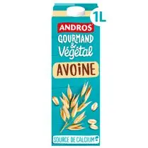 Andros, Boisson végétale Avoine sans sucre ajouté