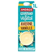 Andros, Boisson végétale Avoine & vanille