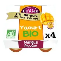 Invitation à la ferme, Yaourt mangue passion bio