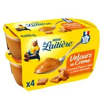La laitière, Velours de Crème caramel beurre salé au sel de Guérande