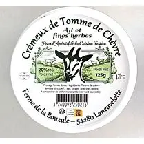 Ferme du Bouzule, Crémeux tomme de chèvre ail & fines herbes