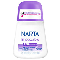 Narta, Déodorant bille impeccable anti trace globale 72h