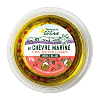 Votre fromager propose, Le chèvre mariné à l'huile, baies roses et aromates