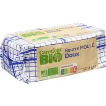 Carrefour, Beurre moule doux Bio