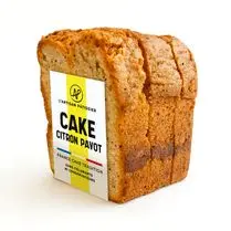 L'artisan pâtissier, Cake au citron et pavot 3 tranches