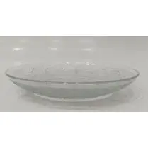 Carrefour, Assiette creuse en verre transparent