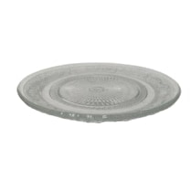 Carrefour, Assiette dessert en verre transparent