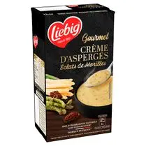 Liebig, Brique gourmet crème dasperges éclats de morilles