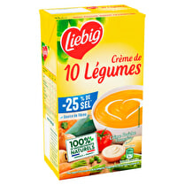 Liebig, Crème de 10 légumes -25% de sel
