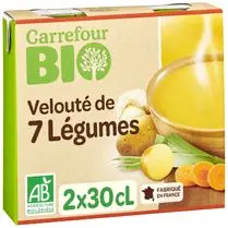 Carrefour, Velouté de 7 légumes bio