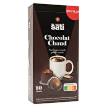 Sati, Capsules chocolat chaud x10