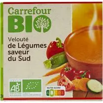 Carrefour, Velouté de légumes saveur du sud bio