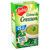 Liebig, Crème de cresson -25% de sel