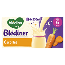 Blédina, Plat complet du soir carottes dès 6 mois Blédiner