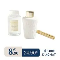 VENDOME, Diffuseur de parfum fleur de cerisier 100ml & sa recharge 100ml & 8 bâtonnets