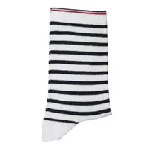 La Frenchie, MINI CHAUSSETTE RAYURE MARINIERE BLANC/MARINE LA CIOTAT 36/41