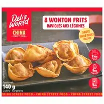 Deli's World, Wonton frits raviole aux légumes x8