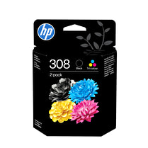 HP, CARTOUCHES PACK 308 X2