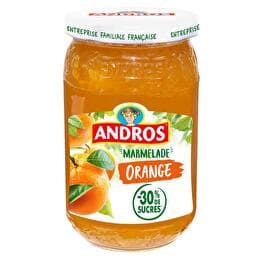 ANDROS Confiture allegée de marmelade d'orange