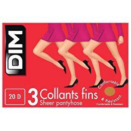 DIM Collants trio rouge x3, Palma, T 4